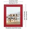 Americanflat Picture Frame - Rustic Picture Frame with Textured Engineered Wood, Shatter Resistant Glass and Easel Back - Horizontal and Vertical Display